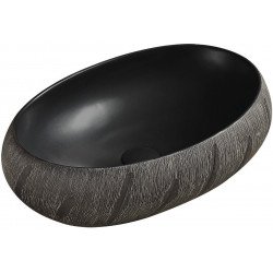 Mexen Abril  Lavoar pe blat  58 x 39 cm,  negru - 22015866 Lavoar pe blat fara gaura beterie 467680 Mexen