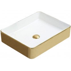 Mexen Estela  Lavoar pe blat  50 x 40 cm, alb/auriu  - 22105053