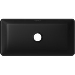 Mexen Nadia  Lavoar pe blat  46 x 23 cm,  negru mat - 21614685
