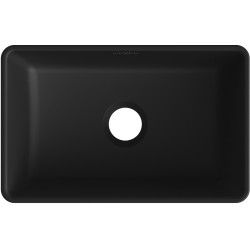Mexen Nadia  Lavoar pe blat  36 x 23 cm,  negru mat - 21613685