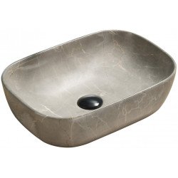 Mexen Rita  Lavoar pe blat  45 x 32 cm,  beige piatra - 21084597 Lavoar pe blat fara gaura beterie 467680 Mexen