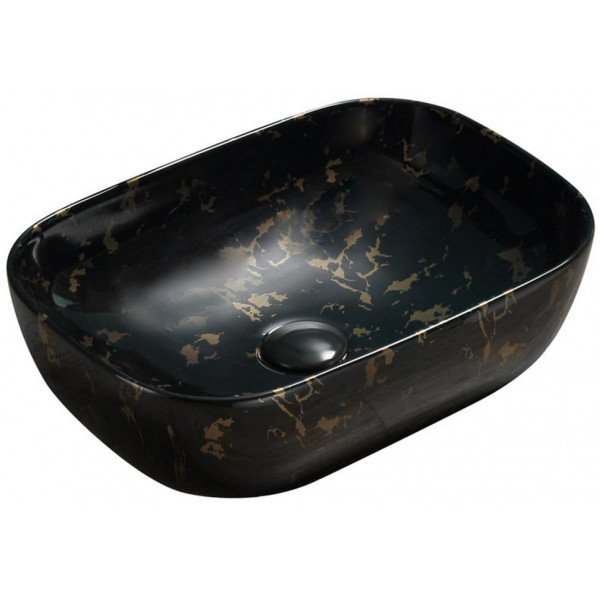 Mexen Rita  Lavoar pe blat  45 x 32 cm,  negru piatra - 21084594