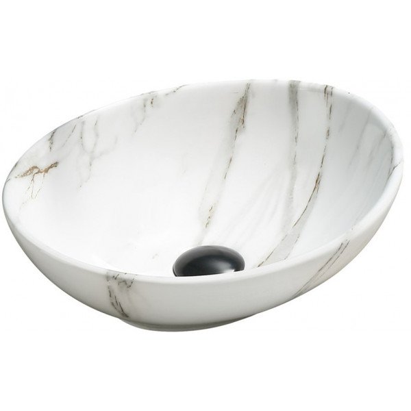 Mexen Elza  Lavoar pe blat  40 x 33 cm,  alb piatra - 21014093