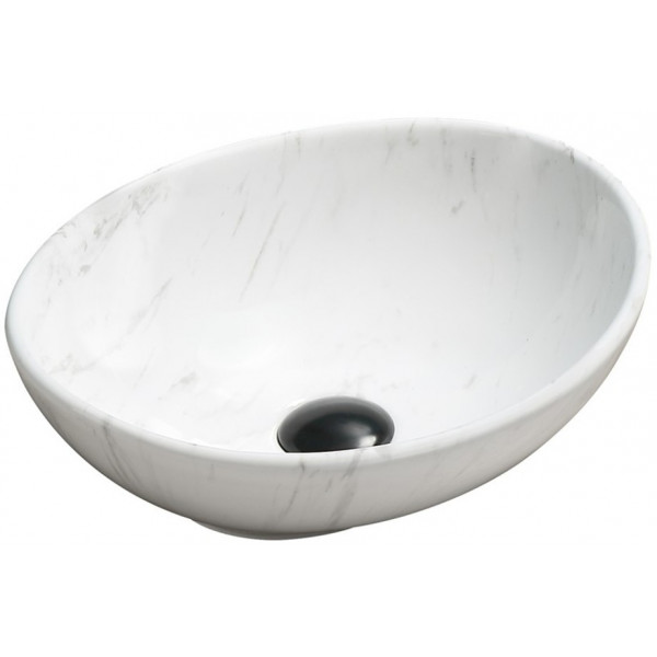 Mexen Elza  Lavoar pe blat  40 x 33 cm,  alb piatra - 21014092