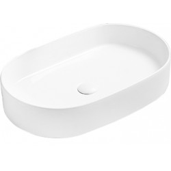 Mexen Celia  Lavoar pe blat  60 x 38 cm,  alb - 22206000 Lavoar pe blat fara gaura beterie 467680 Mexen