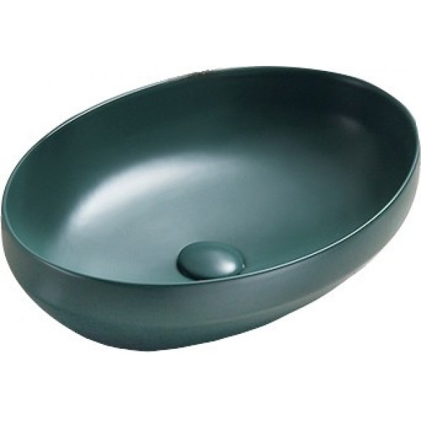 Mexen Cornelia  Lavoar pe blat  50 x 36 cm,  verde  mat - 21885047