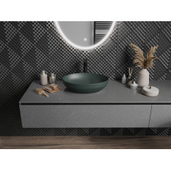 Mexen Cornelia  Lavoar pe blat  50 x 36 cm,  verde  mat - 21885047