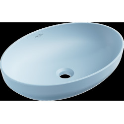 Mexen Cornelia  Lavoar pe blat  50 x 36 cm, albastru  mat - 21885049 Lavoar pe blat fara gaura beterie 467680 Mexen