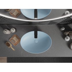 Mexen Cornelia  Lavoar pe blat  50 x 36 cm, albastru  mat - 21885049