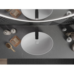 Mexen Cornelia  Lavoar pe blat  50 x 36 cm,  platina  mat - 21885063