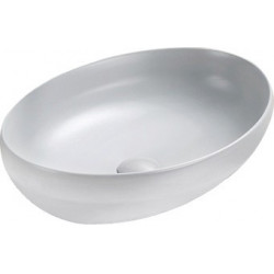 Mexen Cornelia  Lavoar pe blat  50 x 36 cm,  platina  mat - 21885063 Lavoar pe blat fara gaura beterie 467680 Mexen