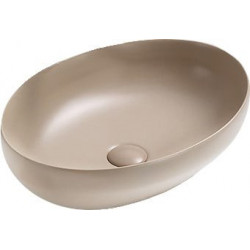 Mexen Cornelia  Lavoar pe blat  50 x 36 cm, cappuccino mat - 21885064 Lavoar pe blat fara gaura beterie 467680 Mexen