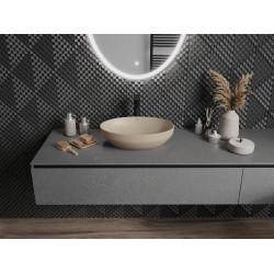 Mexen Cornelia  Lavoar pe blat  50 x 36 cm, cappuccino mat - 21885064