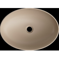 Mexen Cornelia  Lavoar pe blat  50 x 36 cm, cappuccino mat - 21885064