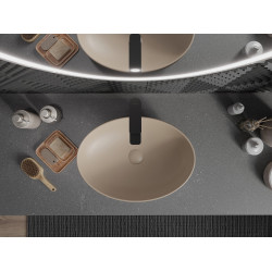 Mexen Cornelia  Lavoar pe blat  50 x 36 cm, cappuccino mat - 21885064