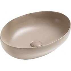 Mexen Cornelia  Lavoar pe blat  50 x 36 cm, cappuccino mat - 21885064 Lavoar pe blat fara gaura beterie 467680 Mexen