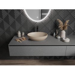 Mexen Cornelia  Lavoar pe blat  50 x 36 cm, cappuccino mat - 21885064