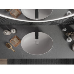 Mexen Cornelia  Lavoar pe blat  50 x 36 cm,  gri  mat - 21885067