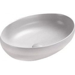 Mexen Cornelia  Lavoar pe blat  50 x 36 cm,  gri  mat - 21885067 Lavoar pe blat fara gaura beterie 467680 Mexen