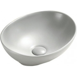 Mexen Elza  Lavoar pe blat  40 x 33 cm,  platina  mat - 21014063 Lavoar pe blat fara gaura beterie 467680 Mexen