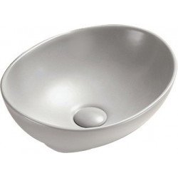 Mexen Elza  Lavoar pe blat  40 x 33 cm,  gri  mat - 21014067 Lavoar pe blat fara gaura beterie 467680 Mexen