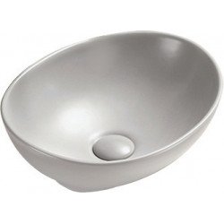 Mexen Elza  Lavoar pe blat  40 x 33 cm,  gri  mat - 21014067 Lavoar pe blat fara gaura beterie 467680 Mexen