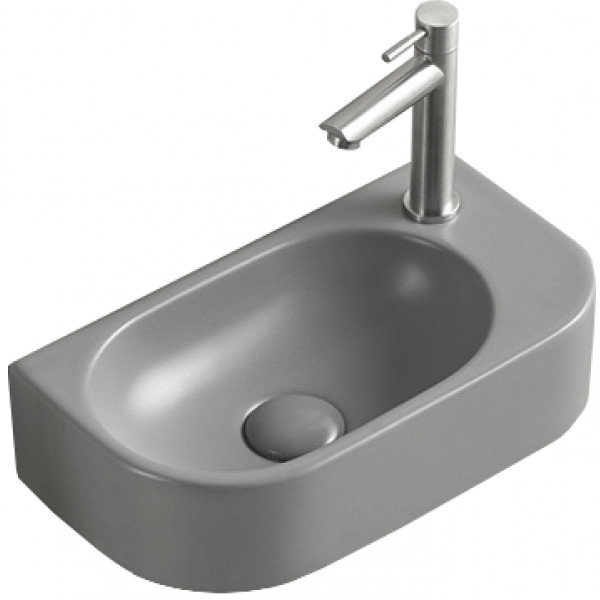 Mexen Viera  Lavoar pe blat   dreapta 40 x 21 cm,  gri   mat - 21274061R