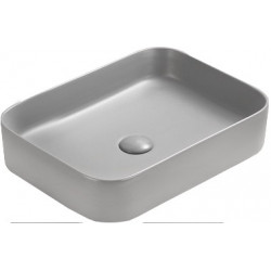 Mexen Vena  Lavoar pe blat  50 x 37 cm,  gri   mat - 22195061 Lavoar pe blat fara gaura beterie 467680 Mexen