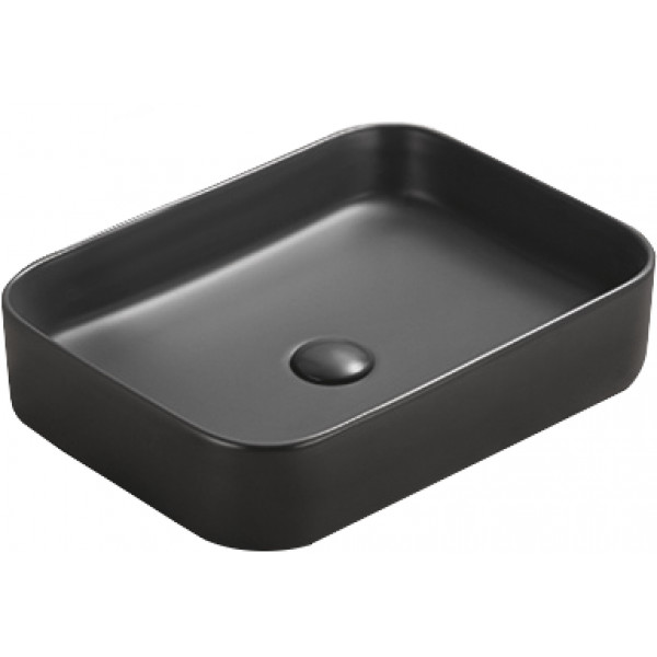 Mexen Vena  Lavoar pe blat  50 x 37 cm,  negru mat - 22195085