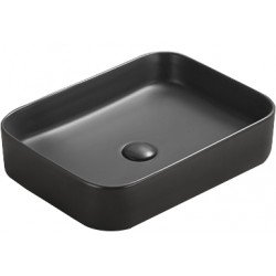 Mexen Vena  Lavoar pe blat  50 x 37 cm,  negru mat - 22195085 Lavoar pe blat fara gaura beterie 467680 Mexen