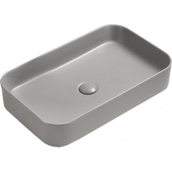 Mexen Vena  Lavoar pe blat  60 x 37 cm,  gri   mat - 22196061 Lavoar pe blat fara gaura beterie 467680 Mexen