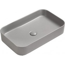 Mexen Vena  Lavoar pe blat  60 x 37 cm,  gri   mat - 22196061 Lavoar pe blat fara gaura beterie 467680 Mexen