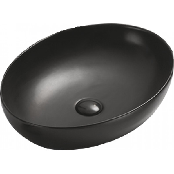 Mexen Jowita  Lavoar pe blat  52 x 39 cm,  negru mat - 21355285