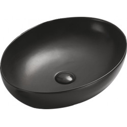 Mexen Jowita  Lavoar pe blat  52 x 39 cm,  negru mat - 21355285 Lavoar pe blat fara gaura beterie 467680 Mexen