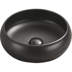 Mexen Lola  Lavoar pe blat  36 x 36 cm,  negru mat - 22213685 Lavoar pe blat fara gaura beterie 467680 Mexen