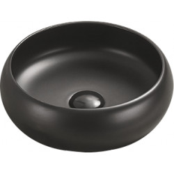 Mexen Lola  Lavoar pe blat  36 x 36 cm,  negru mat - 22213685 Lavoar pe blat fara gaura beterie 467680 Mexen