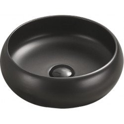 Mexen Lola  Lavoar pe blat  36 x 36 cm,  negru mat - 22213685 Lavoar pe blat fara gaura beterie 467680 Mexen