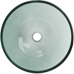 Mexen Mira  sticla  Lavoar pe blat  42 x 42 cm, argintiu  - 24124211