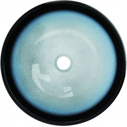 Mexen Mira  sticla  Lavoar pe blat  42 x 42 cm, albastru  - 24124247