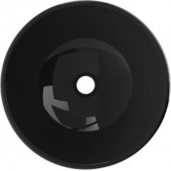 Mexen Mira  sticla  Lavoar pe blat  42 x 42 cm,  negru - 24124270