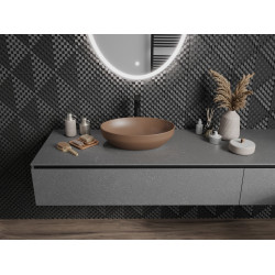 Mexen Cornelia  Lavoar pe blat  50 x 36 cm,  maro  mat - 21885068