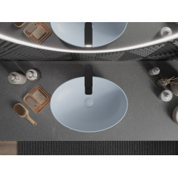 Mexen Cornelia  Lavoar pe blat  50 x 36 cm,  gri -albastru  mat - 21885069