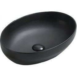 Mexen Cornelia  Lavoar pe blat  50 x 36 cm,  negru mat - 21885085 Lavoar pe blat fara gaura beterie 467680 Mexen