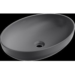 Mexen Cornelia  Lavoar pe blat  50 x 36 cm,  gri  mat - 21885071 Lavoar pe blat fara gaura beterie 467680 Mexen