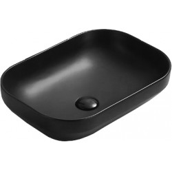 Mexen Daria  Lavoar pe blat  50 x 35 cm,  negru mat - 21935085 Lavoar pe blat fara gaura beterie 467680 Mexen