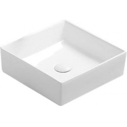 Mexen Goya  Lavoar pe blat  35 x 35 cm,  alb - 22183500 Lavoar pe blat fara gaura beterie 467680 Mexen