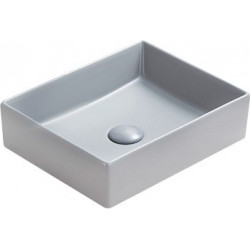 Mexen Goya  Lavoar pe blat  40 x 32 cm,  gri   mat - 22184061 Lavoar pe blat fara gaura beterie 467680 Mexen