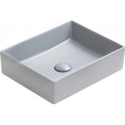 Mexen Goya  Lavoar pe blat  40 x 32 cm,  gri   mat - 22184061 Lavoar pe blat fara gaura beterie 467680 Mexen