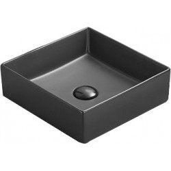 Mexen Goya  Lavoar pe blat  35 x 35 cm,  negru mat - 22183585 Lavoar pe blat fara gaura beterie 467680 Mexen