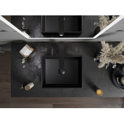 Mexen Goya  Lavoar pe blat  40 x 32 cm,  negru mat - 22184085
